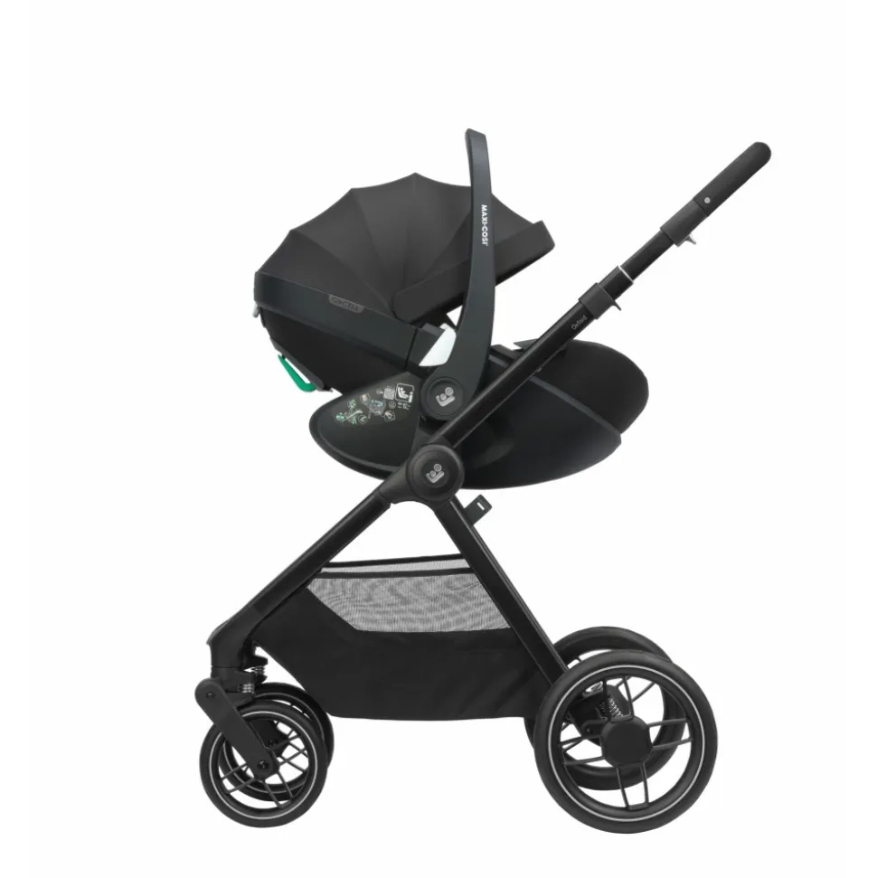 Poussette duo oxford + siège auto pebble 360 pro 2 twillic black