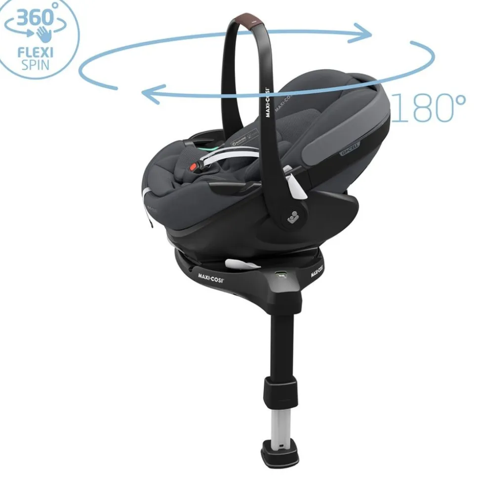 Poussette duo oxford + siège auto pebble 360 pro 2 twillic graphite
