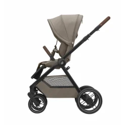 Poussette duo oxford + siège auto pebble 360 pro 2 twillic truffle + base familyfix 360 pro