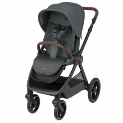 Poussette duo oxford twillic graphite + siège auto i-size pebble 360 essential graphite