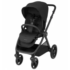 Poussette duo oxford twillic black + siège auto i-size pebble 360 essential black