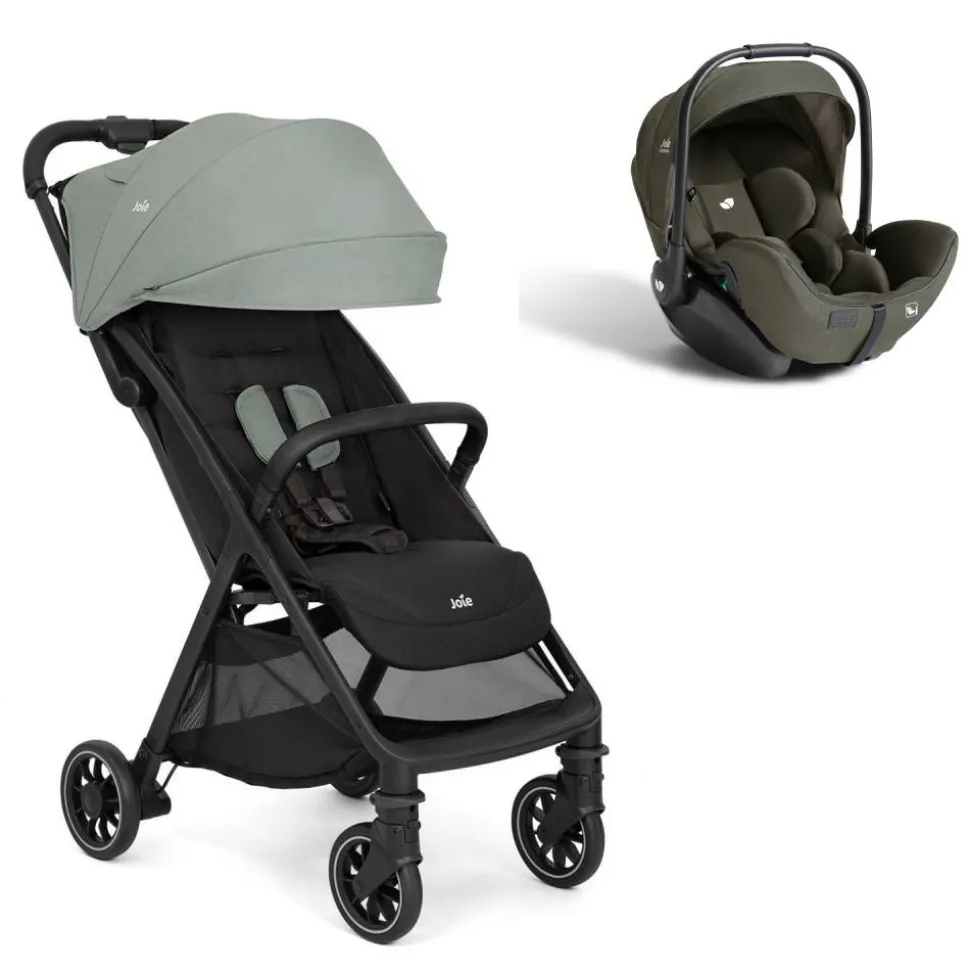 Poussette duo pact pro abyss + siège auto i-level pro evergreen vert