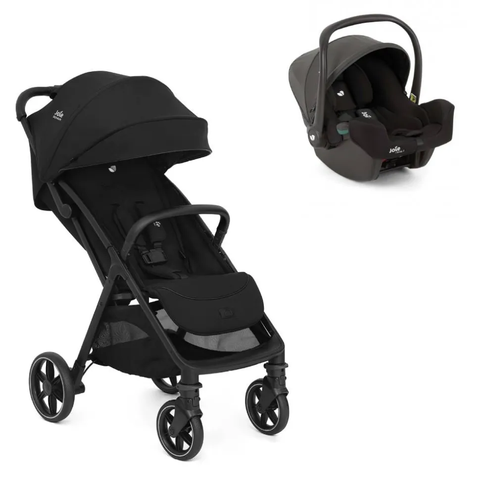Poussette duo parcel lx signature eclipse + siège auto i-snug 2 shale noir