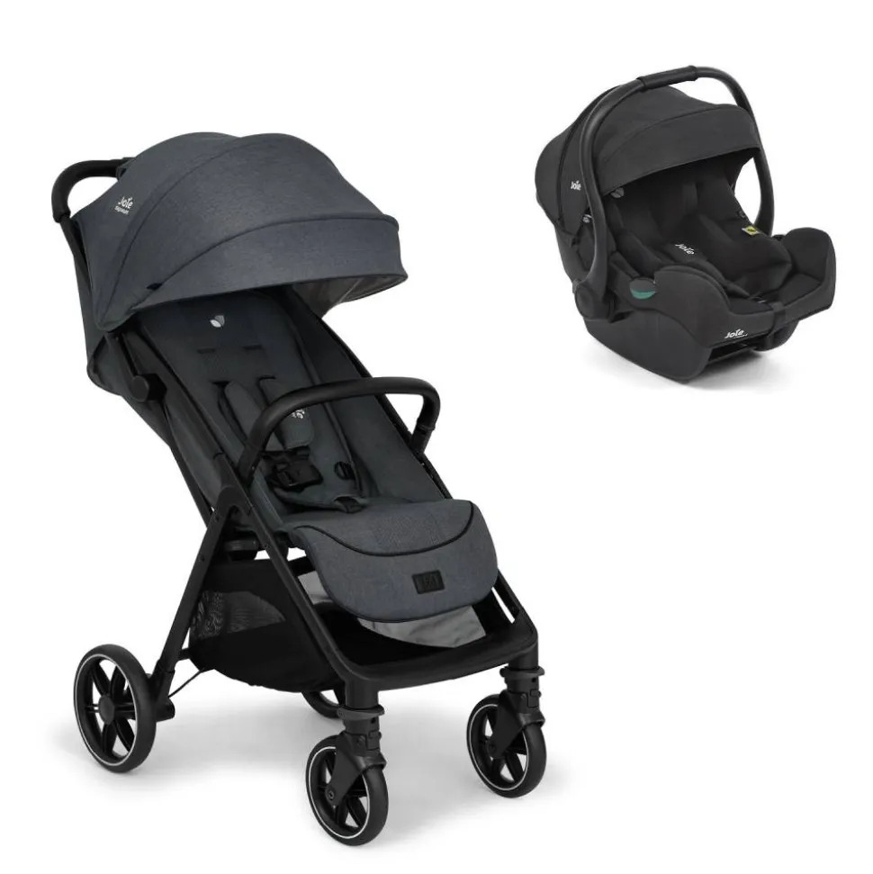 Poussette duo parcel lx signature ebony + siège auto i-gemm 3 raven