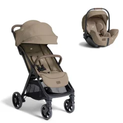 Poussette duo parcel lx signature + siège auto i-level pro signature sandstone beige