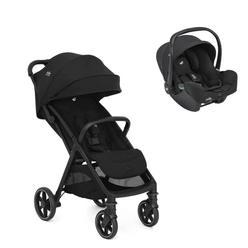 Poussette duo parcel lx signature eclipse + siège auto i-snug 2 raven noir