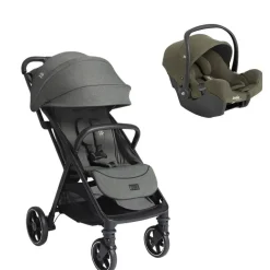 Poussette duo parcel lx signature evergreen + siège auto i-snug 2 fern vert