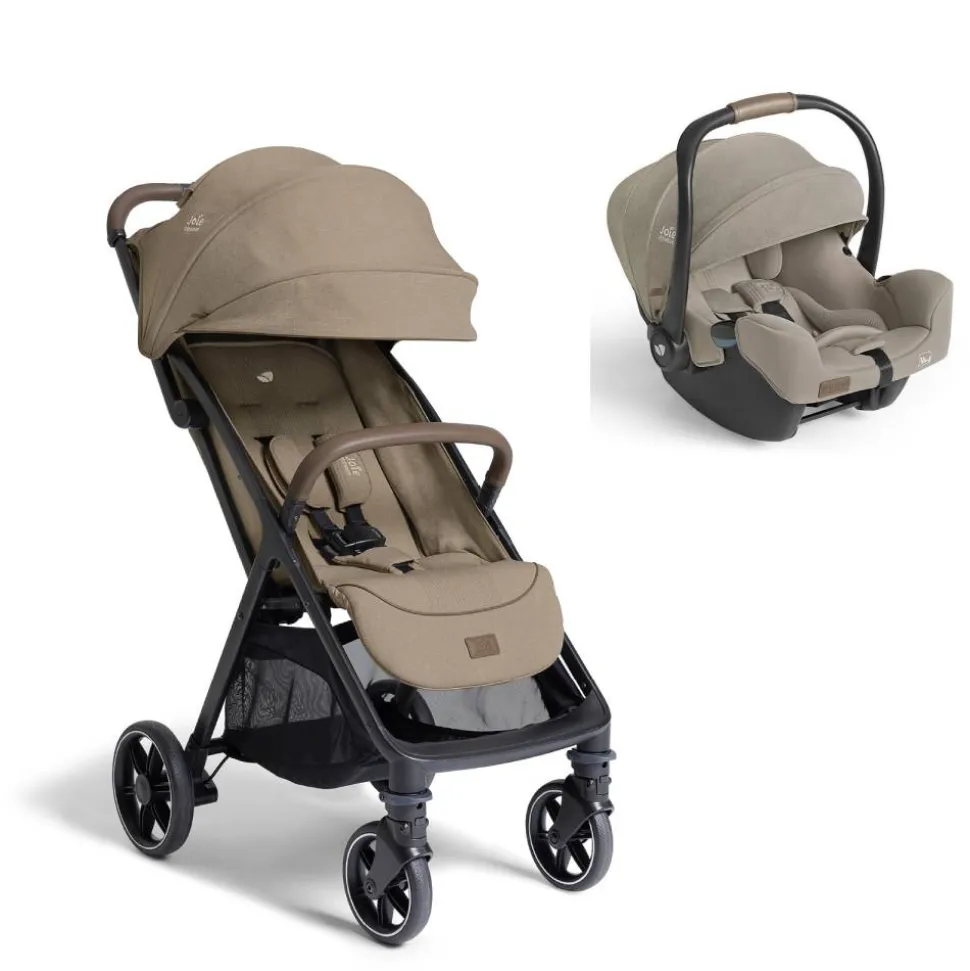 Poussette duo parcel lx signature + siège auto i-starter sandstone
