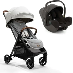 Poussette duo parcel signature oyster + siège auto i-snug 2 shale