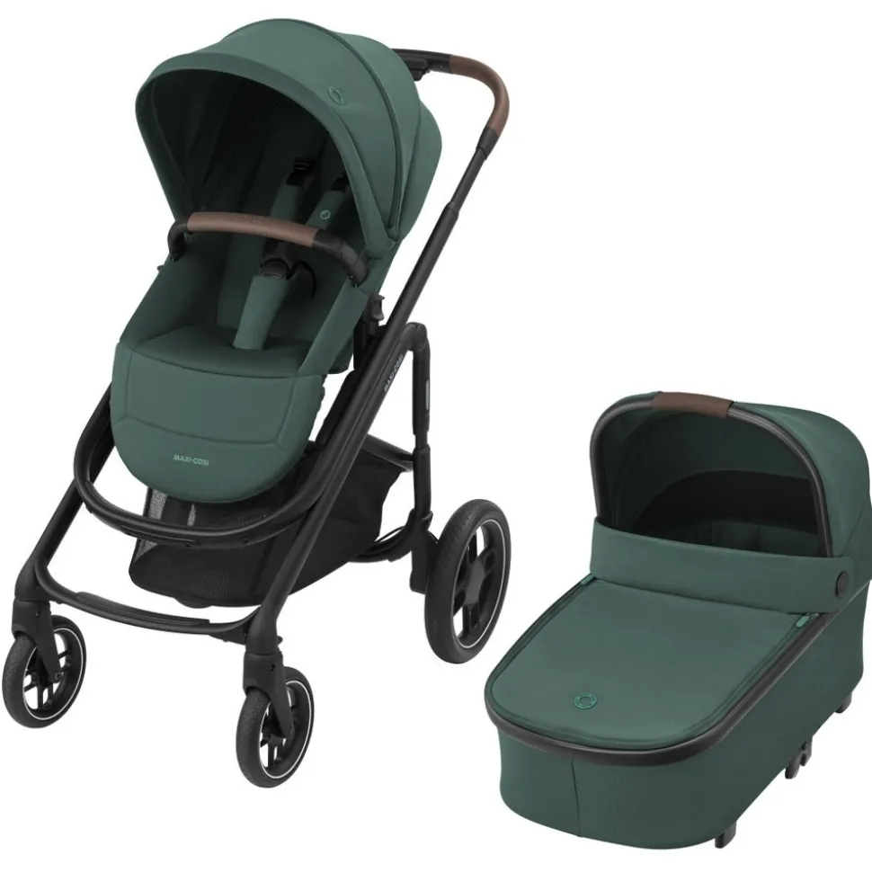 Poussette duo plaza plus essential green