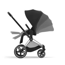 Poussette duo priam 4 sepia black châssis chrome black + siège auto cloud t i-size