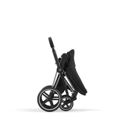 Poussette duo priam 4 sepia black châssis chrome black + siège auto cloud t i-size