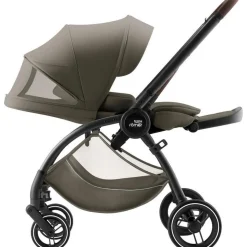 Poussette duo rio + siège auto i-size baby safe pro urban olive lux