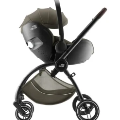 Poussette duo rio + siège auto i-size baby safe pro urban olive lux