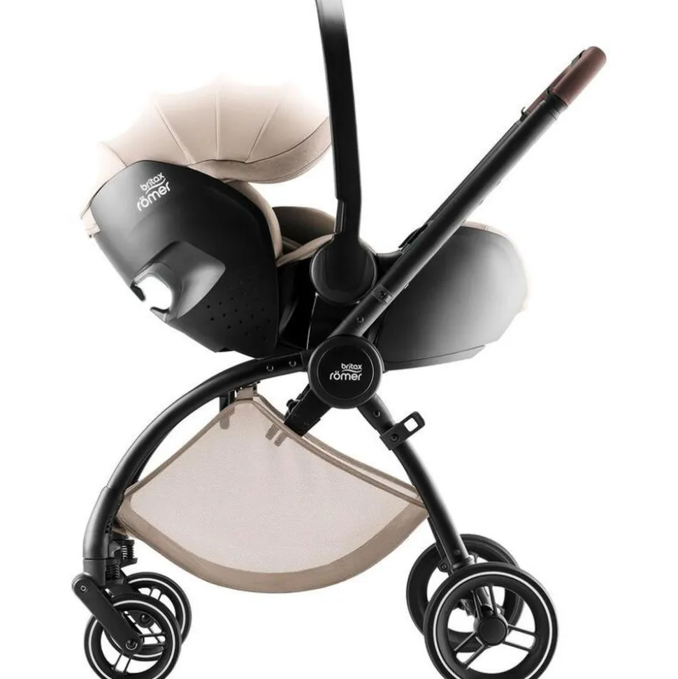 Poussette duo rio + siège auto i-size baby safe pro teak style
