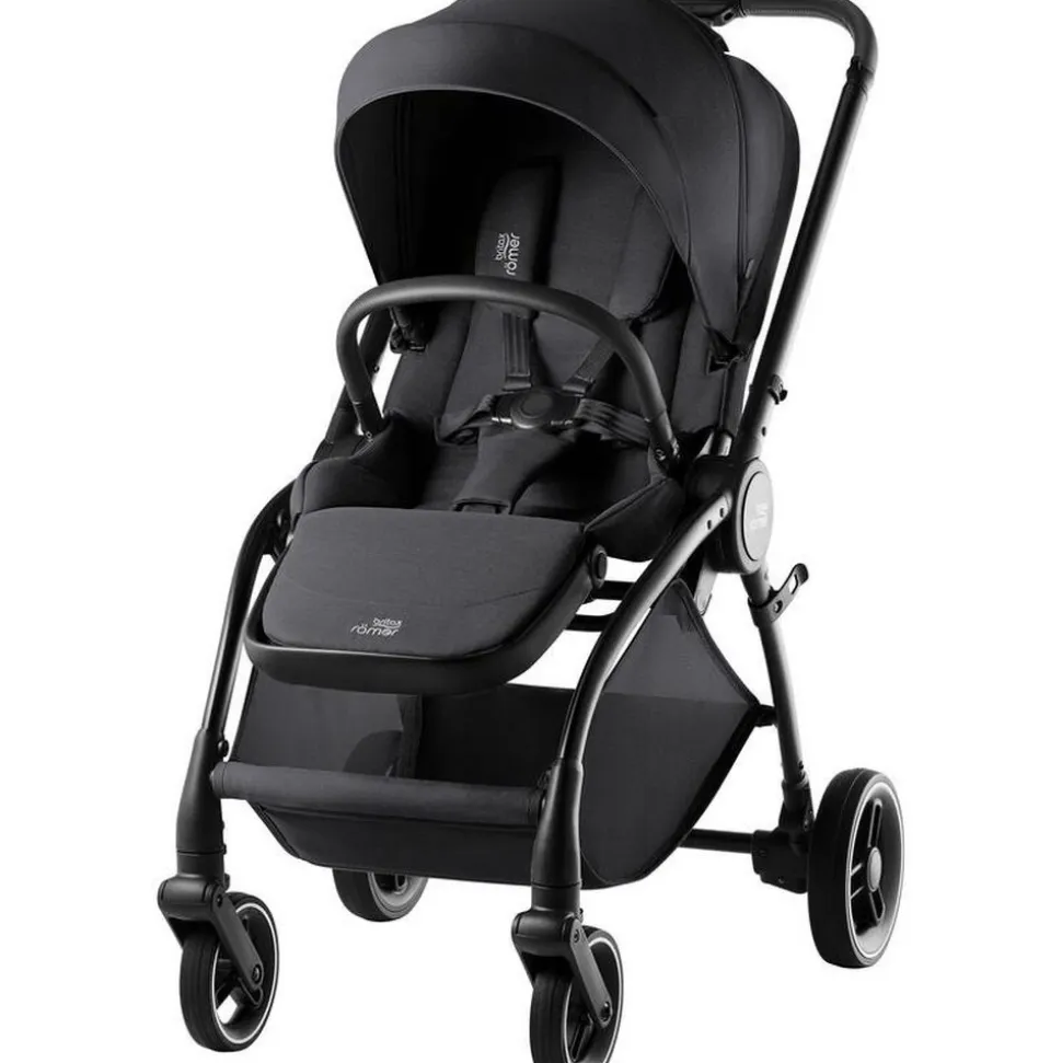 Poussette duo rio + siège auto i-size baby safe pro carbon black style