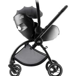 Poussette duo rio + siège auto i-size baby safe pro carbon black style