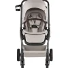 Poussette duo rio + siège auto i-size baby safe pro soft taupe lux