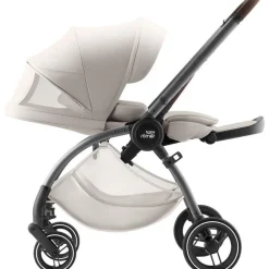 Poussette duo rio + siège auto i-size baby safe pro soft taupe lux