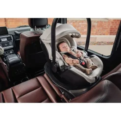 Poussette duo rio + siège auto i-size baby safe pro soft taupe lux