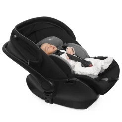 Poussette duo seety 2 cloud + siège auto first seat recline i-size black satin