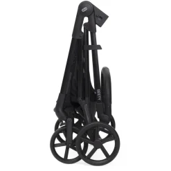 Poussette duo seety 2 ebony + siège auto first seat recline i-size black satin