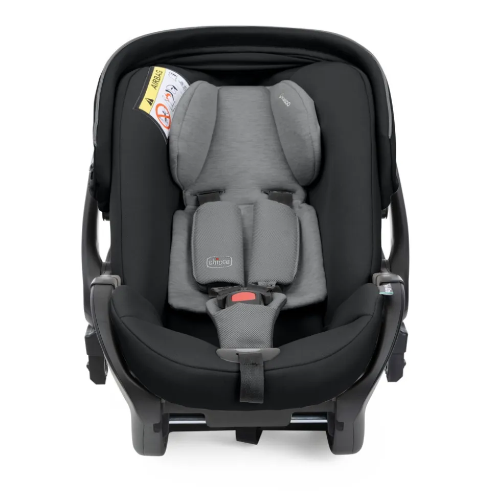 Poussette duo seety 2 ebony + siège auto first seat recline i-size black satin