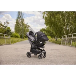 Poussette duo shop n care travel set grey
