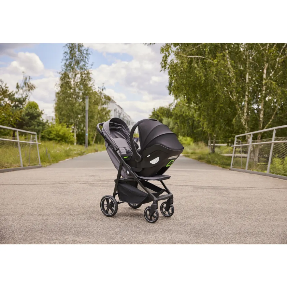 Poussette duo shop n care travel set grey