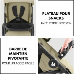 Poussette duo shop n care travel set olive