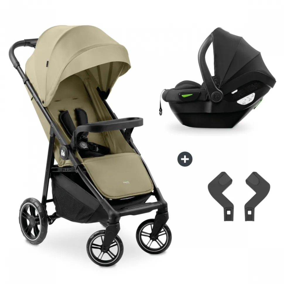 Poussette duo shop n care travel set olive