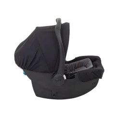 Poussette duo stadium double black grey + 2 sièges auto snugessentials midnight