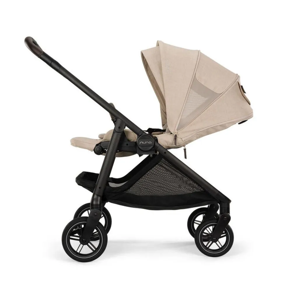 Poussette duo swiv biscotti + siège auto arra flex biscotti