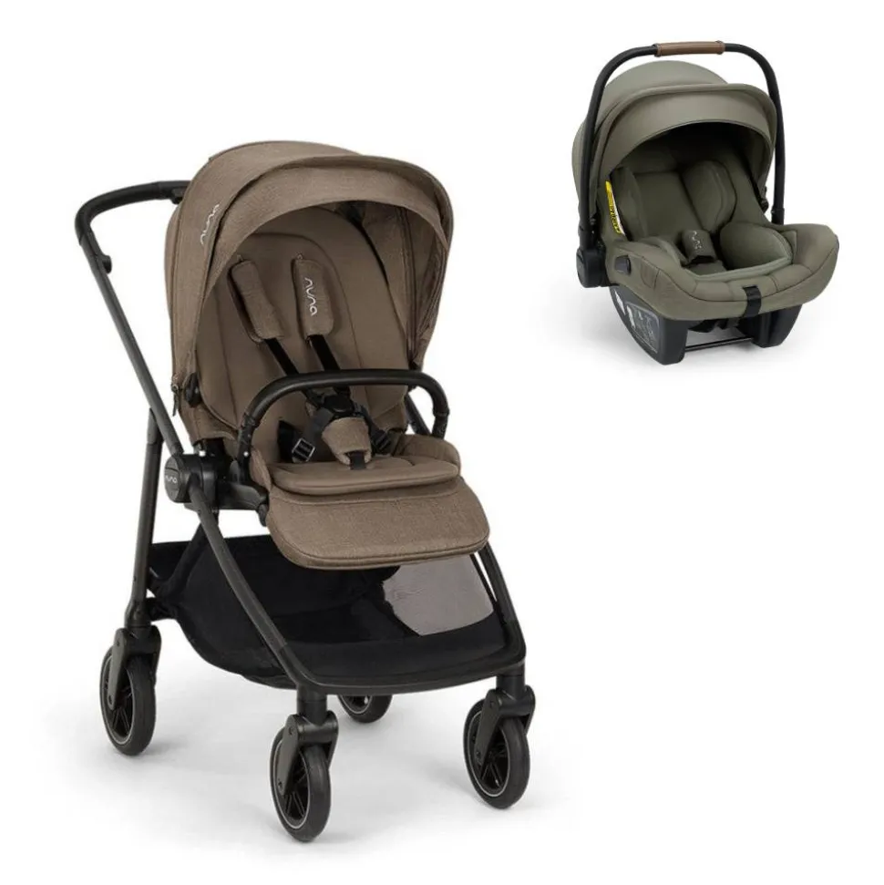 Poussette duo swiv pistachio + siège auto pipa next pine