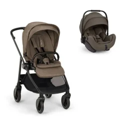 Poussette duo swiv + siège auto arra flex pistachio