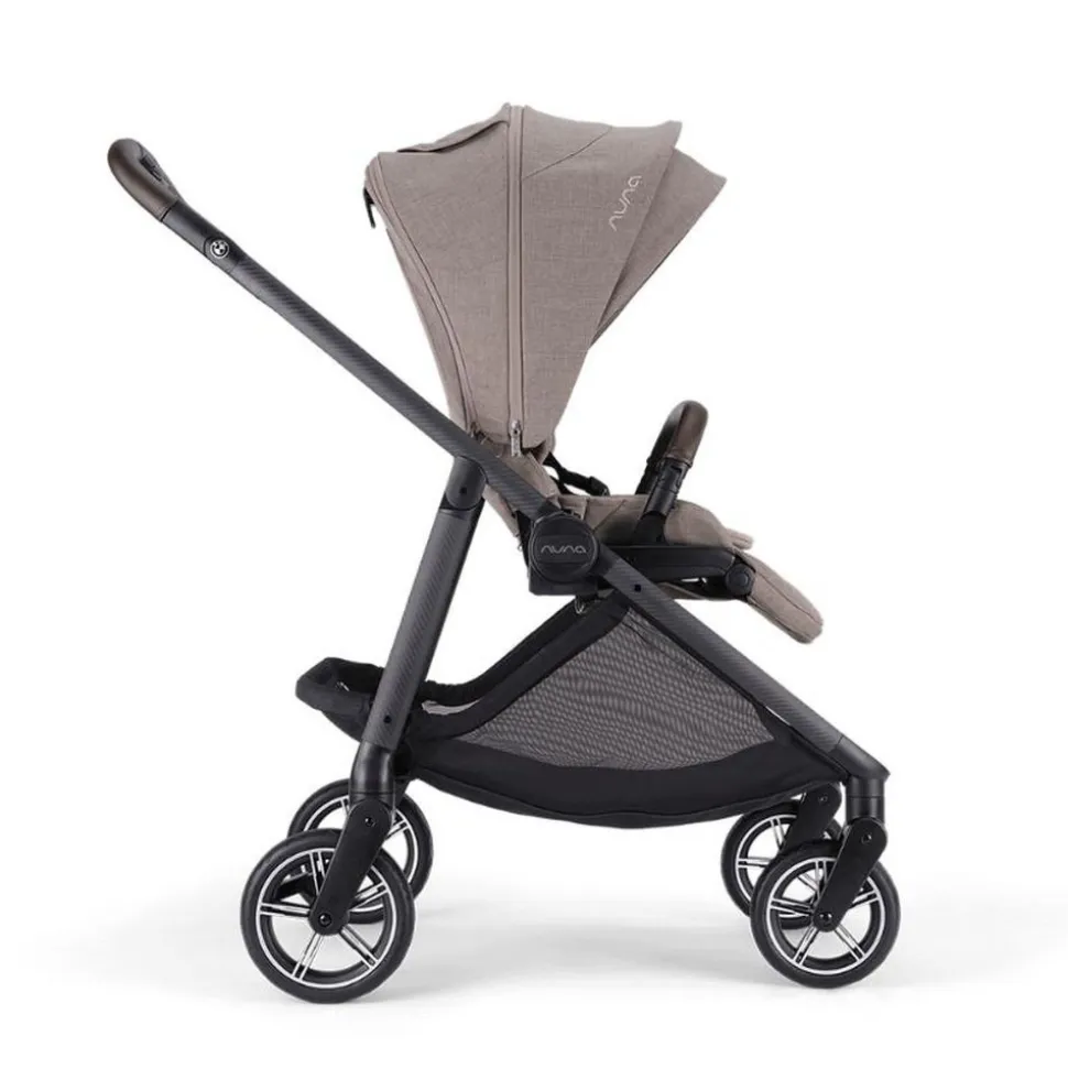 Poussette duo swiv umber + siège auto arra flex chestnut - collection bmw