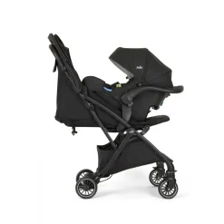 Poussette duo tourist + siège auto i-snug 2 shale noir