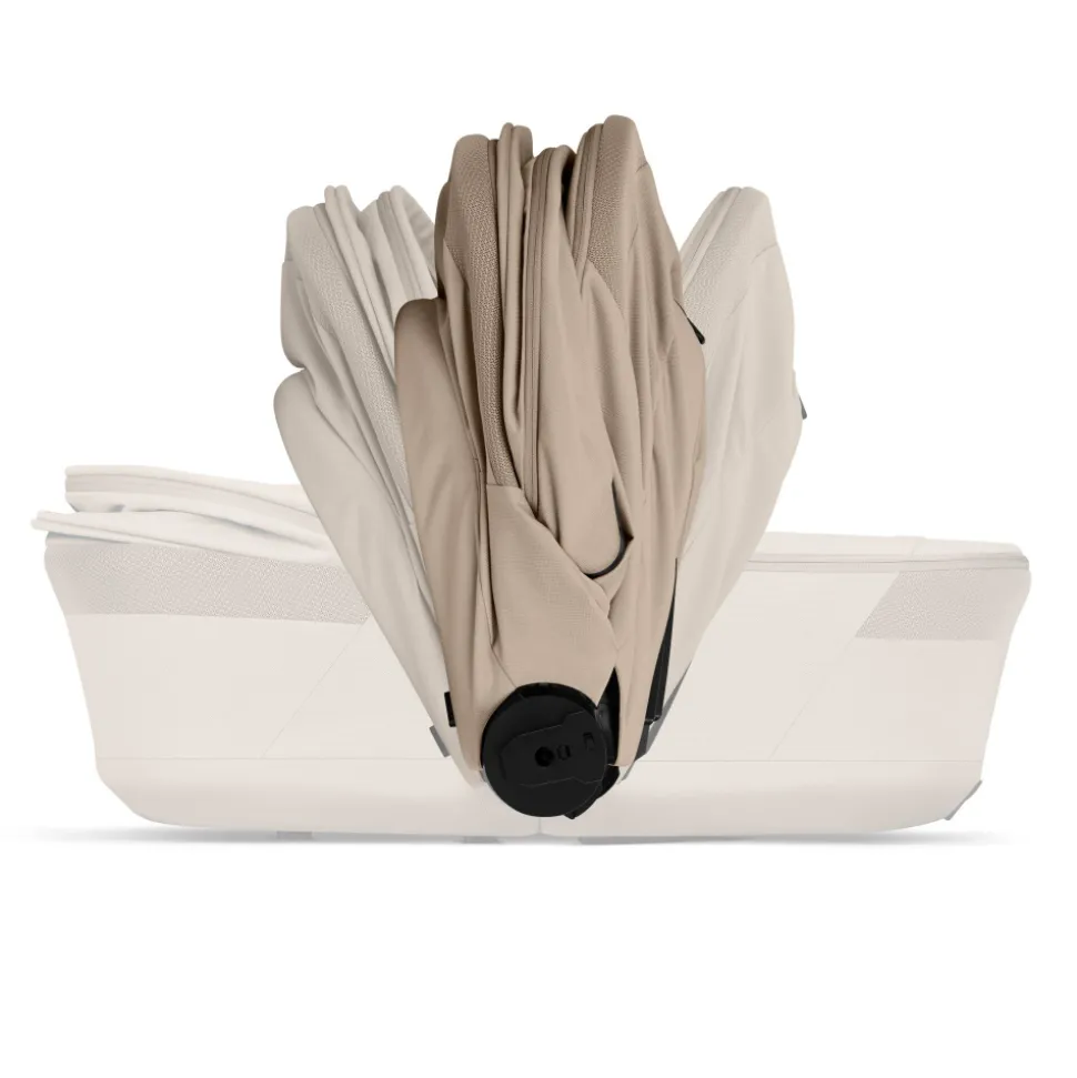 Poussette duo tout terrain balios s lux 4 avec nacelle pliable almond beige