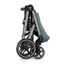 Poussette duo tout terrain balios s lux 4 avec nacelle pliable stormy blue