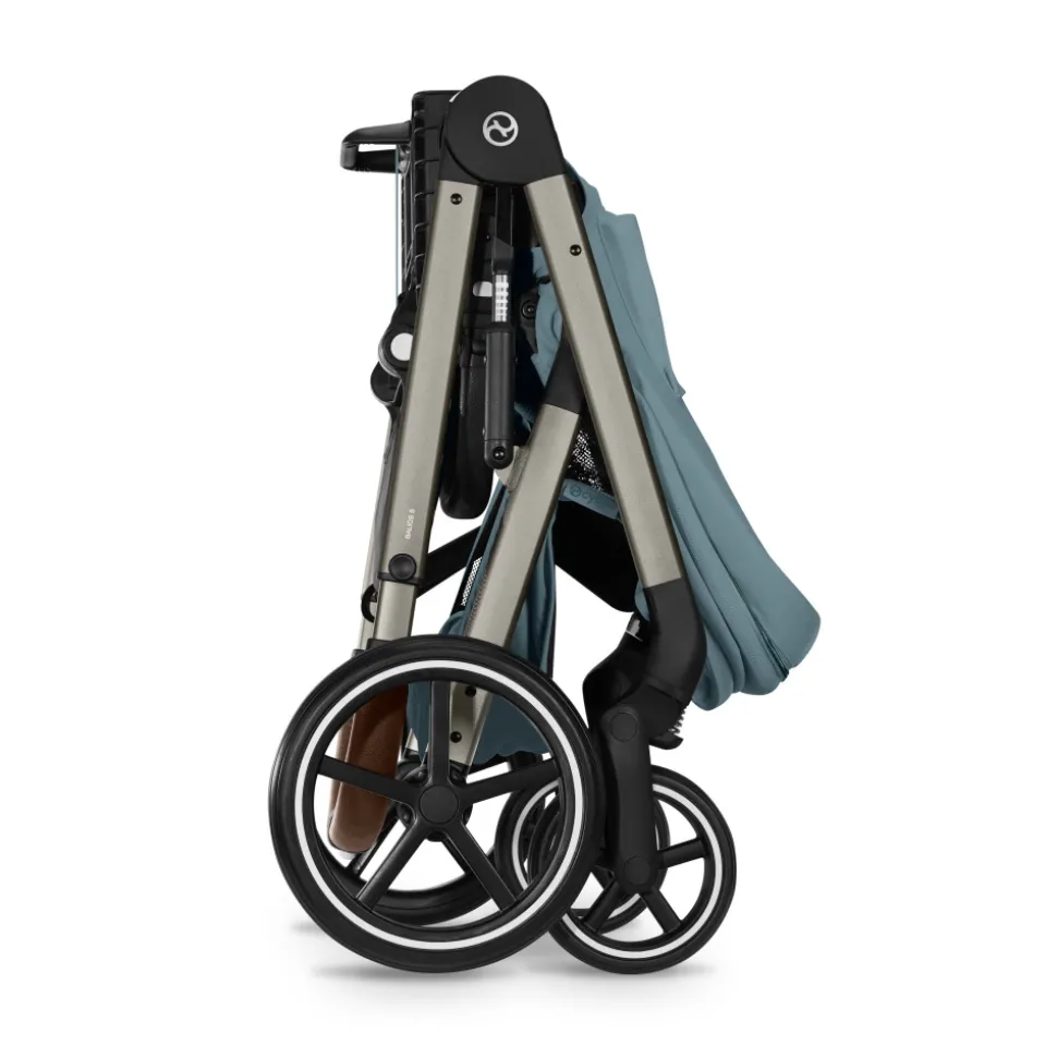 Poussette duo tout terrain balios s lux 4 avec nacelle pliable stormy blue