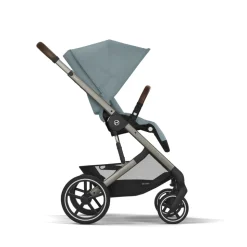 Poussette duo tout terrain balios s lux 4 avec nacelle pliable stormy blue