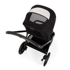 Poussette duo triv lx + siège auto pipa next caviar