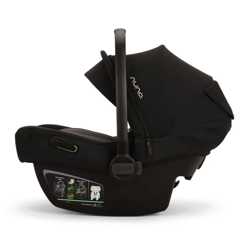 Poussette duo triv lx + siège auto pipa next caviar