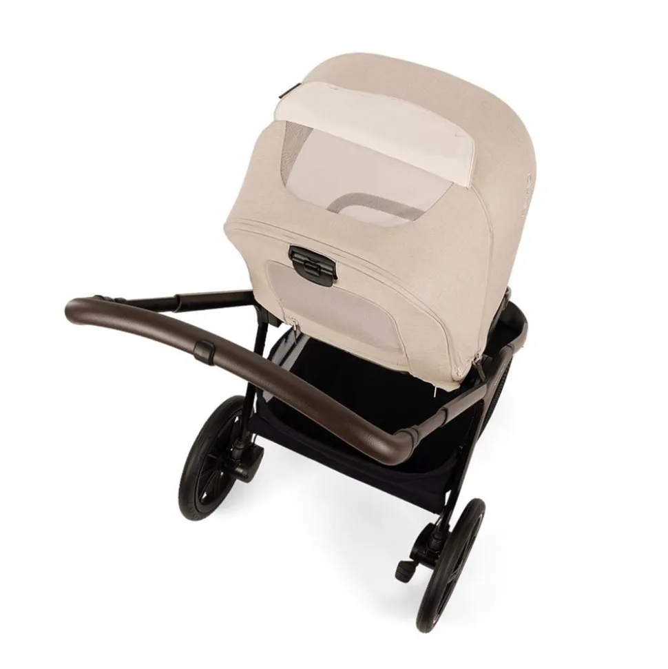 Poussette duo triv lx + siège auto arra flex biscotti