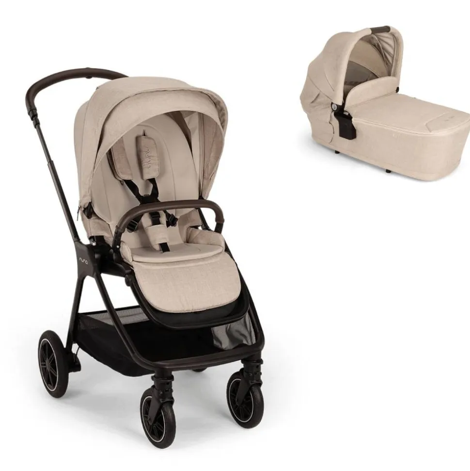 Poussette duo triv next + nacelle lytl biscotti