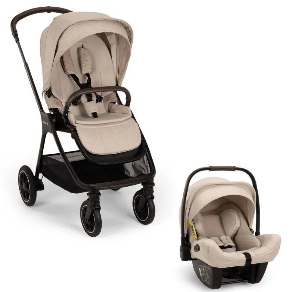 Poussette duo triv next + siège auto pipa next biscotti