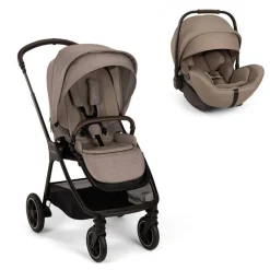 Poussette duo triv next + siège auto arra flex cedar