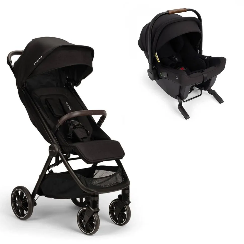 Poussette duo trvl lx + siège auto pipa urbn caviar