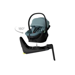 Poussette duo urban glide 3 mid blue + siège auto maple mid blue
