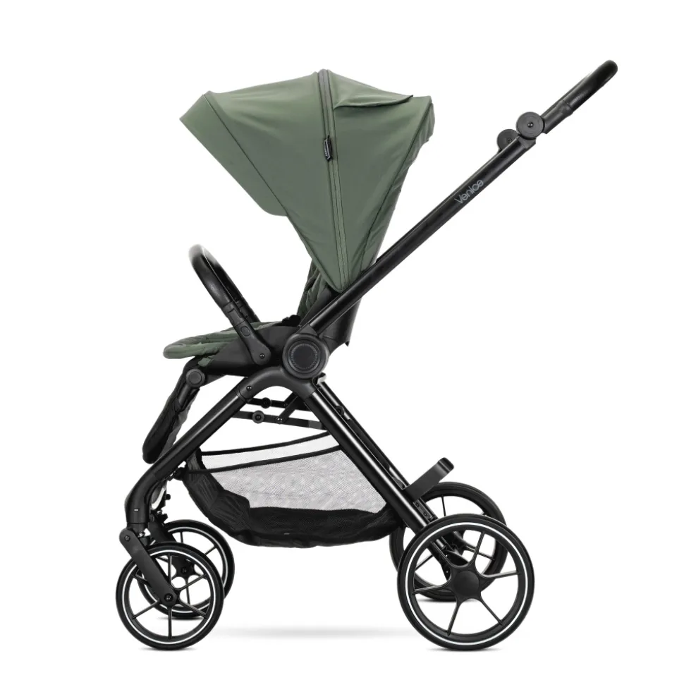 Poussette duo venice + nacelle vert